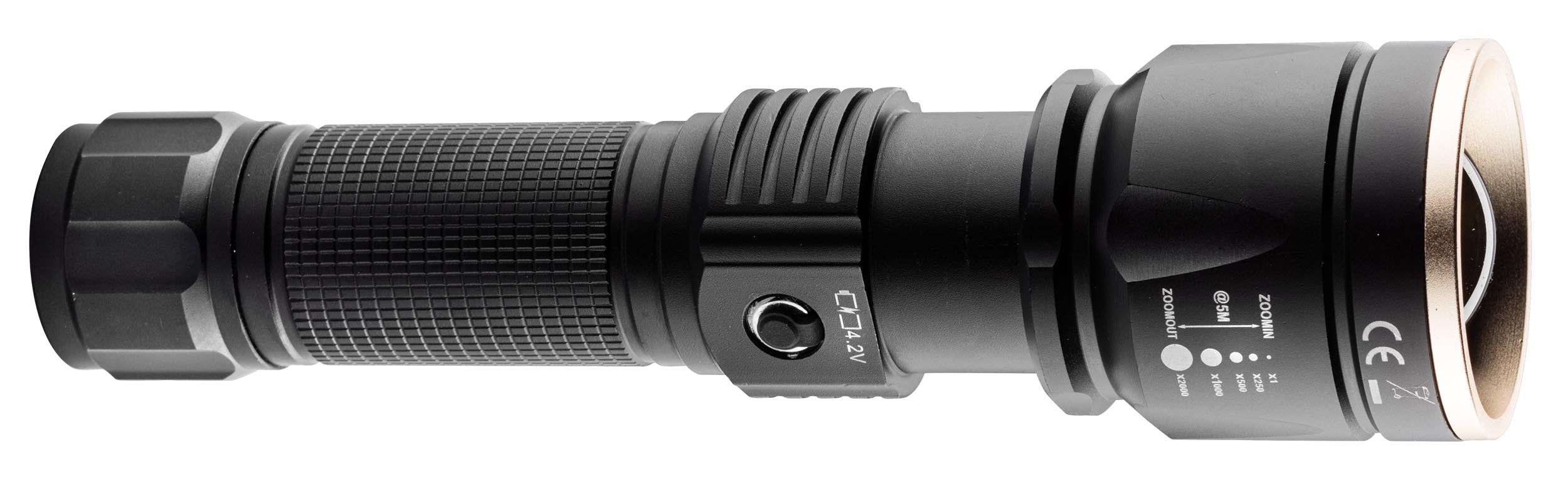 Lampe Tactique rechargeable NUM'AXES Led 1000 lumens NUM'AXES