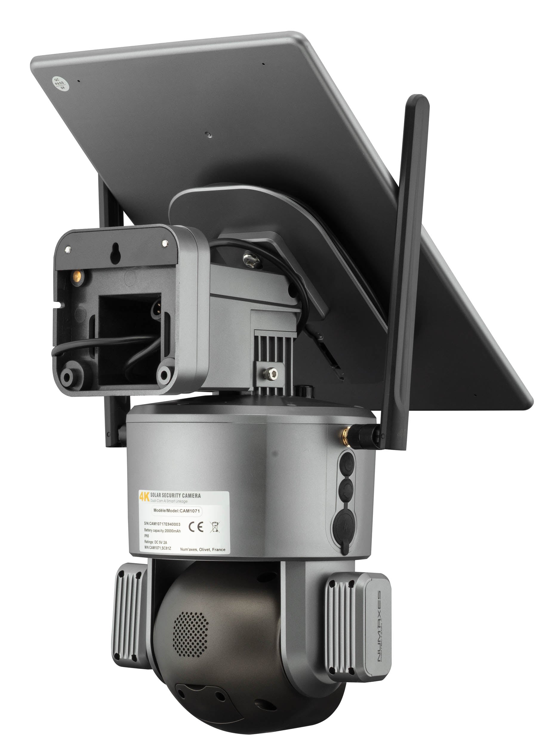 Num’Axes caméra 360° CAM1073 Wi-Fi 4K NUM'AXES
