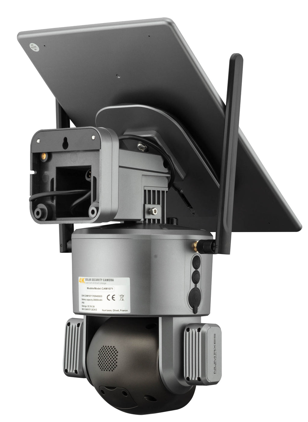 NUM'AXES - Camera de surveillance 4G ou wifi NUM'AXES