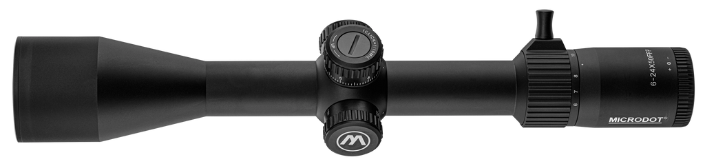 Lunette de tir MICRODOT TAC 6-24x50 FFP Mrad MICRODOT