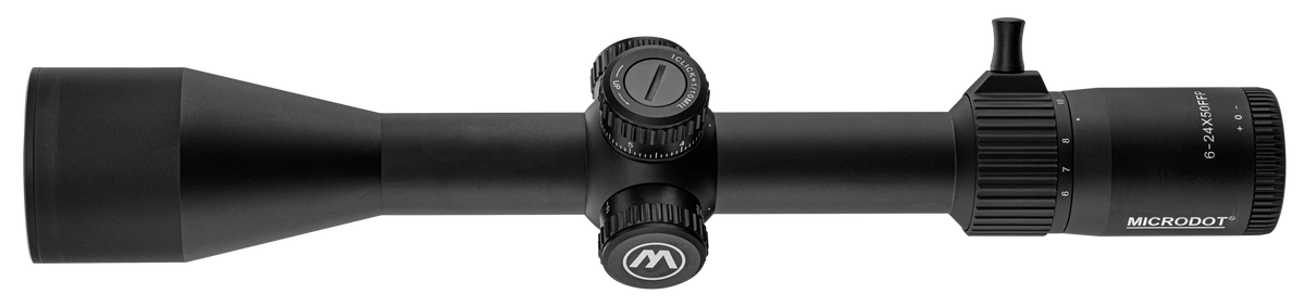 Lunette de tir MICRODOT TAC 6-24x50 FFP Mrad MICRODOT