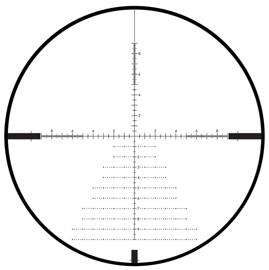 Lunette de tir MICRODOT TAC 6-24x50 FFP Mrad MICRODOT