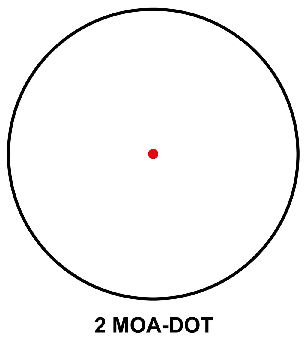 Point rouge Primary 2 MOA Advanced MD-RB-AD PRIMARY