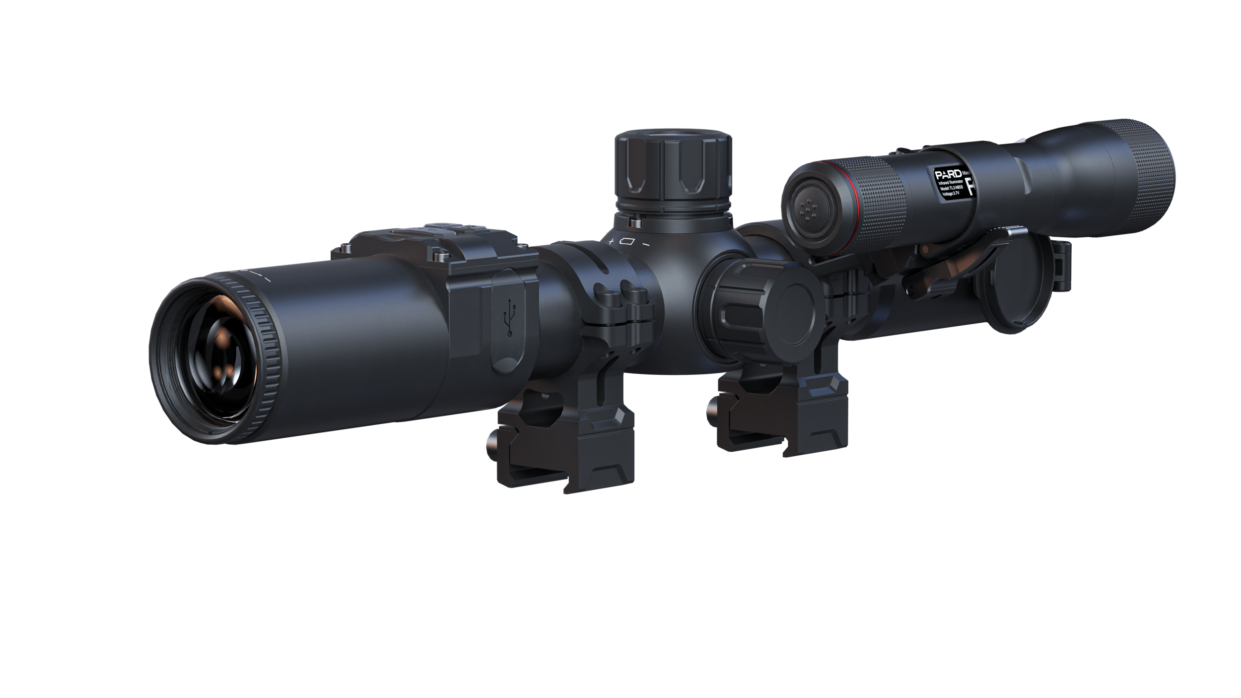 Pack vision nocturne PARD NS Mini 35 mm + IR 850 nm PARD